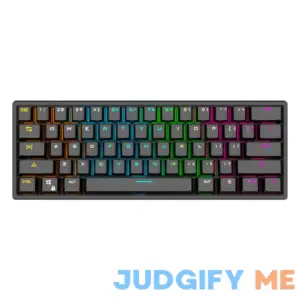 Lovskoo Waterproof Gaming Keyboard USB Wired Mechanical Keyboard 60 Percent Keyboard for Computer Laptop Portable Light Up Keyboard RGB Backlit