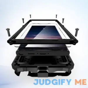 Lunivop for Samsung Galaxy S24 Ultra Case Heavy Duty Metal Armor Phone case para Built-in Screen Lens Protection Protective dust Proof Military