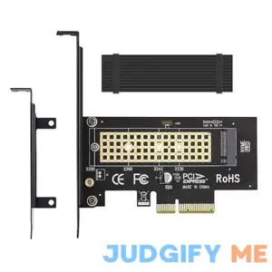 M.2 NVME to PCIe 3.0 x4 Adapter with Aluminum Heatsink