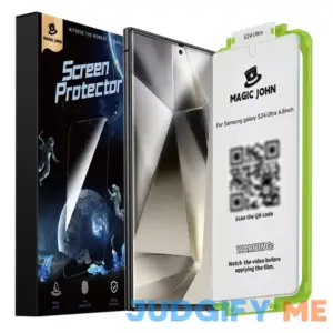 MAGIC JOHN 2 Pack for Samsung Galaxy S24 Ultra Screen Protector 6.8 inch