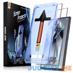MAGIC JOHN 2 Pack for Samsung Galaxy S24 Ultra Tempered Glass Screen Protector