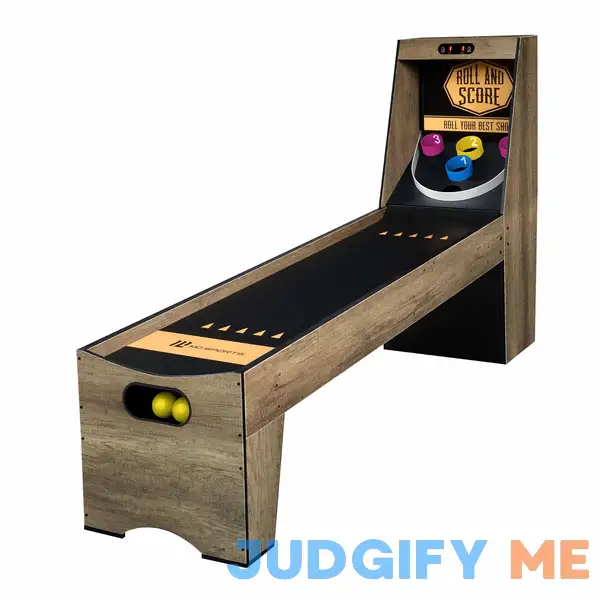 MD Sports 7’ 3” Roll and Score Arcade with Electronic Scoring and Ball Return System