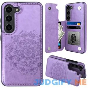 MMHUO for Samsung Galaxy S23 Case with Card Holder