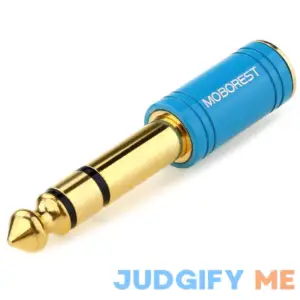 MOBOREST 3.5mm 6.35mm Copper Jack Female Stereo Adapter