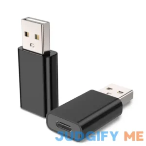 MOSWAG USB to USB C Adapter USB C Female to USB Male Adapter Compatible with Apple MagSafe Watch 9/8/7/SE/Ultra