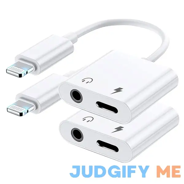 MOVESPEED 2 Pack Apple Mfi Certified Lightning to 3.5 mm Headphone Jack Adapter for iphone Dongle Aux Cord 2 in 1 Charger and Aux Audio Splitter MOVESPEED 2 Pack Apple Mfi Certified Lightning to 3.5 mm Headphone Jack Adapter for iphone Dongle Aux Cord 2 in 1 Charger and Aux Audio Splitter