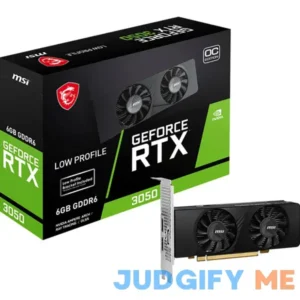 MSI GeForce RTX 3050 LP 6G OC Graphics Card G3050LP6C