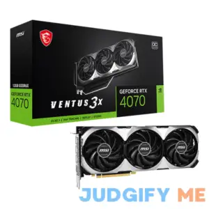 MSI GeForce RTX 4070 VENTUS 3X OC Graphics Card