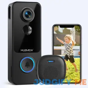 MUBVIEW Doorbell Camera Wireless No Subscription SD Card & Cloud Storage