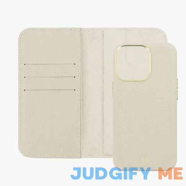 Macarooon iPhone 14 Pro MagSafe Leather Flip Cover with Leather Case Macarooon iPhone 14 Pro MagSafe Leather Flip Cover with Leather Case