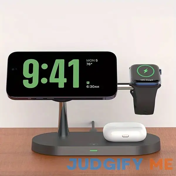 Magnetic 5 In 1 Wireless Charger Stand 3 Devices At The Same Time Magnetic 5 In 1 Wireless Charger Stand 3 Devices At The Same Time