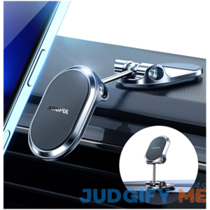 Magnetic Phone Holder for Car Metal Upgrade 6X Magnets Phone Mount Double 360° Rotation Super Sticker Phone Holder Car Mount Easy Install Suitable