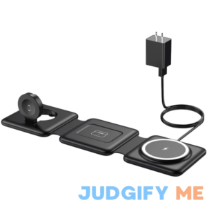 Magnetic Wireless Charger for iPhone Fodable 3 in 1 Charging Station for Multiple Apple Devices