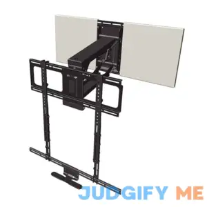 MantelMount Pull Down TV Wall Mount for Most 45
