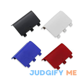 Melocyphia Plastic Battery Back Cover Lid Door Shell for Xbox One Controller (Red)