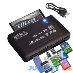 Memory Card Reader Mini 26-in-1 USB 2.0 High Speed for CF xD SD MS SDHC Easy to Carry