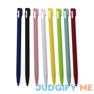 Metal Telescopic Stylus Plastic Stylus Touch Screen Pen for DSi NDSi Replacement (Red)