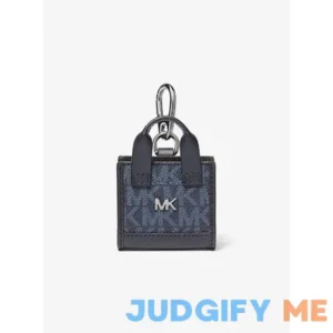 Michael Kors Outlet Micro Signature Logo Case For Apple Airpods Pro