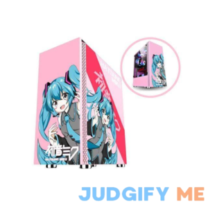 Miku Mid Tower Gaming Computer Tempered Glass Case
