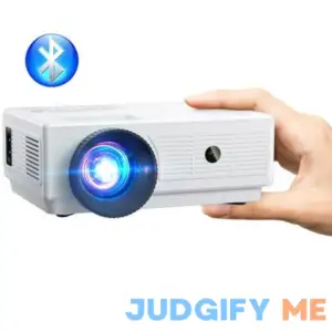 Mini Projector 1080p Portable Projector Compatible with iOS/Android/ Windows/TV/HDMI/USB