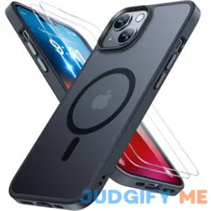 Miracase Magnetic Series Designed for iPhone 15 Case [Compatible with MagSafe] [with 2X Screen Protectors] Military-Grade Protection