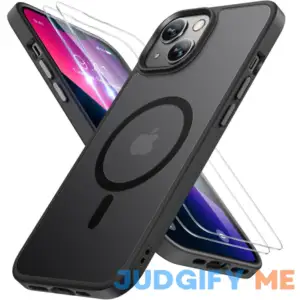 Miracase Magnetic Series for iPhone 13 Case [Compatible with MagSafe] [with 2X Screen Protectors] Military-Grade Protection