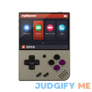 Miyoo Mini Plus Retro Handheld Game Console Gray Color Include 64GB Card 3.5inch IPS Game Console Linux System Classic Gaming Player PS1