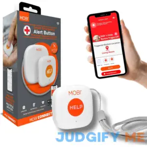 Mobi Emergency Alert Button Smart Wireless Caregiver Support Monitoring System
