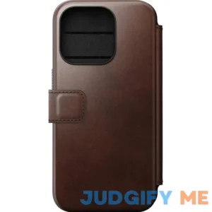 Modern Leather Folio iPhone 15 Pro