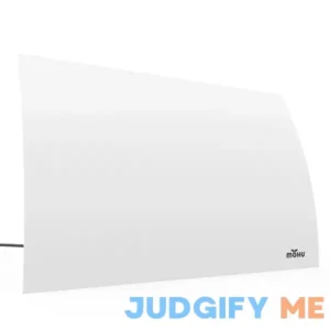 Mohu Arc Indoor TV Antenna Modern Curve Design 40-Mile Range UHF VHF