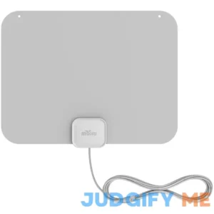 Mohu Leaf Ultra-Thin Indoor TV Antenna Warm Grey Design 40-Mile Range