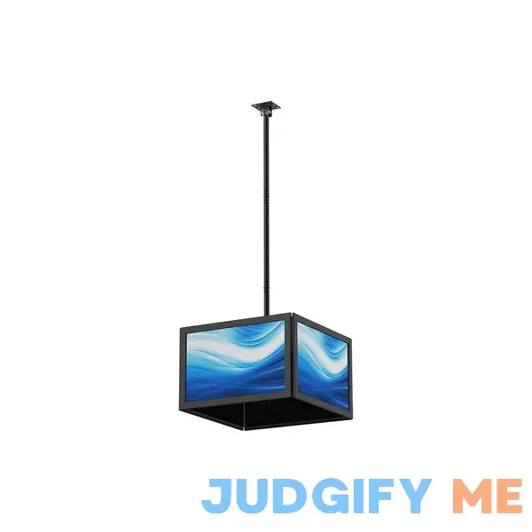 Monoprice Specialty Ceiling Mounted TV Wall Mount Bracket Quad Sided for 32" to 65" TVs up to 264lbs Monoprice Specialty Ceiling Mounted TV Wall Mount Bracket Quad Sided for 32" to 65" TVs up to 264lbs