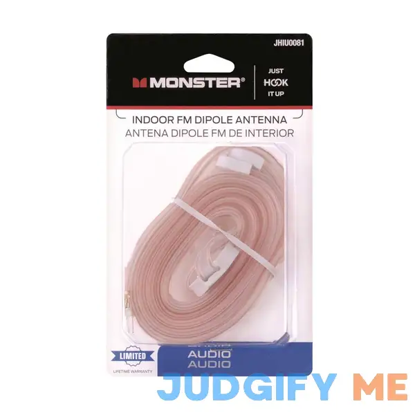 Monster FM Dipole Antenna Just Hook It Up Monster FM Dipole Antenna Just Hook It Up