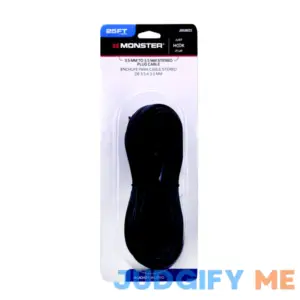 Monster Just Hook It Up 25 ft. L Stereo Plug Cable 3.5 mm