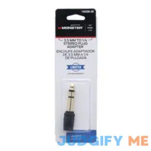 Monster Just Hook It Up Stereo Jack Adapter 1 pk