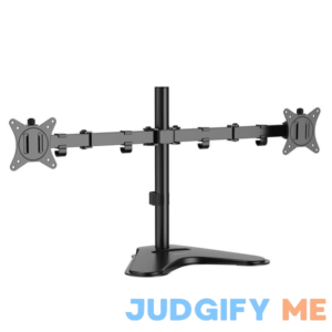 Mount-It! Dual Monitor Stand for Desks Dual Monitor Arm Fits 2 Monitors max. 32" / 19.8 lbs