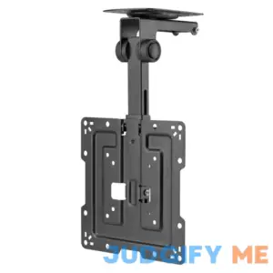 Mount Plus CM322 Flip Down TV and Monitor Roof Ceiling Mount Fits Flat Screen 19 to 43 Inch