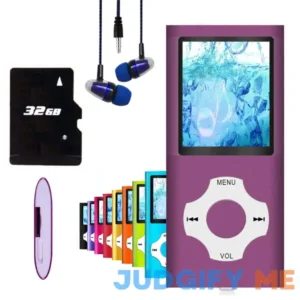 Mp3 Player / MP4 Player Hotechs Mp3 Music Player with 32gb Memory SD Card Slim Classic Digital LCD 1.82'' Screen Mini Usb Port with Fm Radio