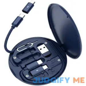 Multi USB Charging Adapter Cable Kit USB C to Lighting Adapter Box Conversion Set USB A & Type C to Male Micro/Type C/Lightning