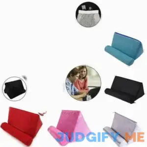 Multi-angle Plush Microfiber Pillow Tablet Read Stand Self Standing Holder Soft Cushion Lap Rest For Phone