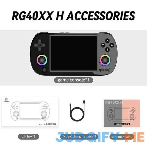 NEW ANBERNIC RG40XX H China / Black 64GB NEW ANBERNIC RG40XX H China / Black 64GB