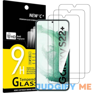 NEW'C [3 Pack Designed for Samsung Galaxy S22+ / S22 Plus