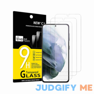NEW'C Pack of 3 Glass Screen Protector for Samsung Galaxy S21 Plus / S21+ 5G
