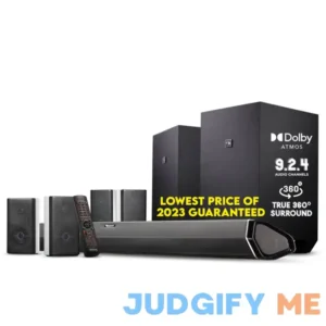 Nakamichi Shockwafe 9.2.4-Channel 1000W Soundbar System with Dual 10" Wireless Subwoofers and Dolby Atmos