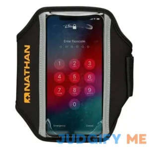 Nathan Phone Carrier Black/Marigold Osfa