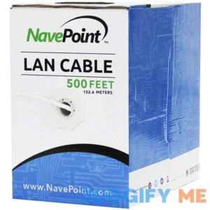 NavePoint Cat6 Solid Bulk Ethernet Cable