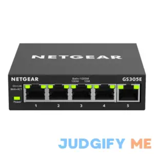 Netgear 5-Port Gigabit Ethernet Plus Switch GS305E-100NAS