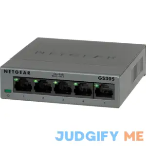 Netgear 5-Port Gigabit Ethernet Unmanaged Switch GS305-300PAS
