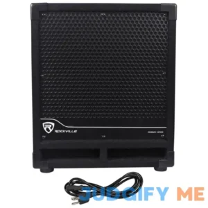 New Rockville RBG10S Bass Gig 10" 1200 Watt Active Powered PA Subwoofer DJ/Pro