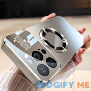 New Titanium Alloy Case For IPhone 15 Pro Max Phone Case IPhone 14/13/12/11 High-end Glass Magnetic Phone Case